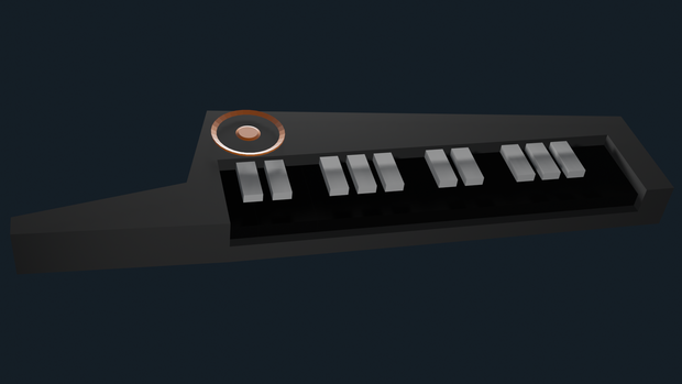 ago's shoulder keyboard (ショルキー)【楽器3Dモデル】【VRChat想定】