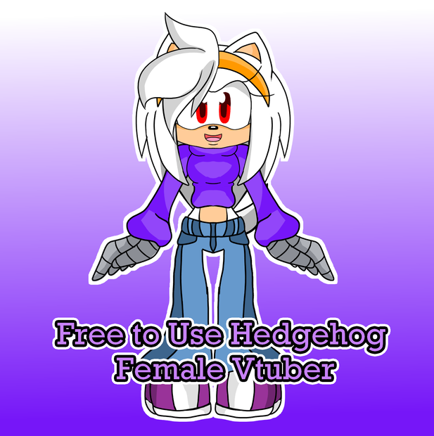 Free To Use Female Sonic OC Live2d Vtuber
