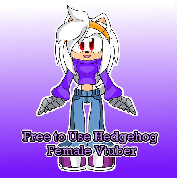 Free To Use Female Sonic Oc Live2d Vtuber Goldenhoneylocks Booth