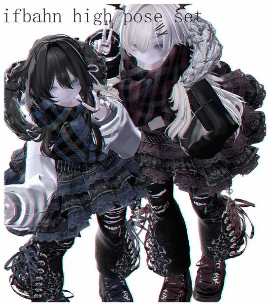 ☁ifbahn high pose SET1☁　high pose10個＋duo pose1個