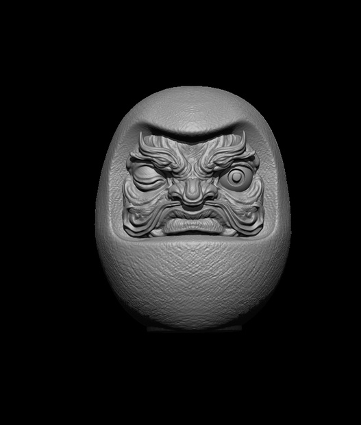 お試し達磨　3Dデータ(STL)