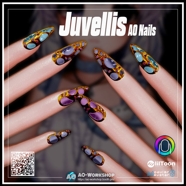 Juvellis AO Nails 1.00 【55アバター対応】