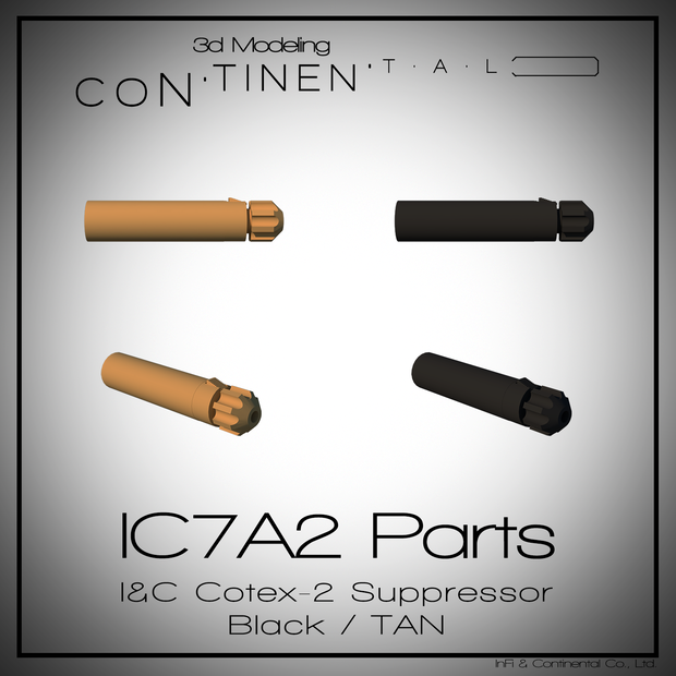 I&C Cotex-2 Suppressor Black / TAN