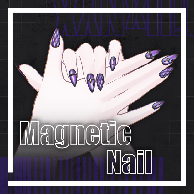 ⸜追加⸝ 【６アバター対応】 Magnetic Nail【MA対応】