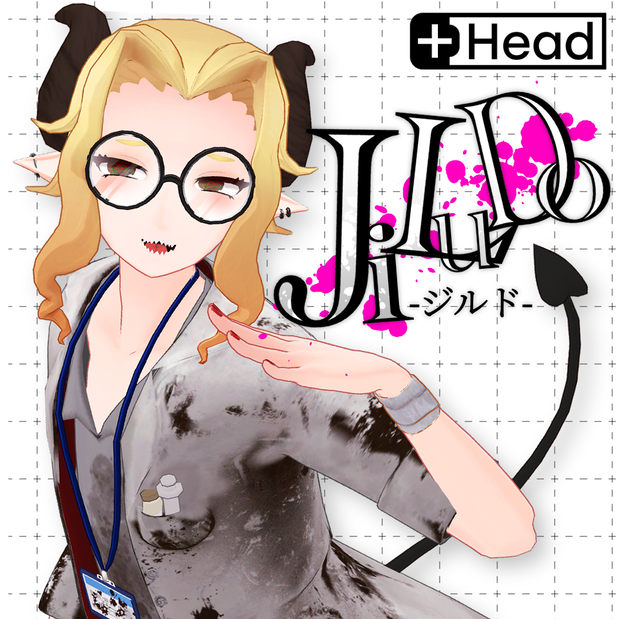  +head対応3Dアバター 「ジルド -JiLuDo- 」