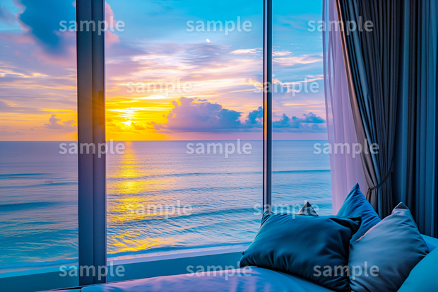 Sea view and ocean view from the room「GenerativeAI」