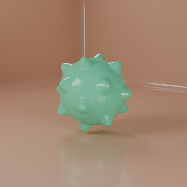 【シンプル3Dモデル】モヤっとしそうなボール