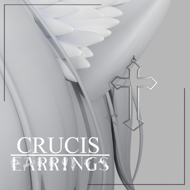 CRUCIS Earrings (Physbones Ready)【VRChat】