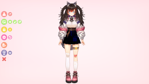 【Live2Dモデル販売】サイバーパンクの狼少女【限定1点/権利譲渡込み/R18仕様】