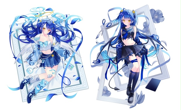 にじそ10】天宮こころ天使＆悪魔BIGアクリルスタンド【非公式
