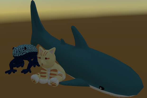 Dread Plush 3 in 1 set (VRChat asset, Pc only)
