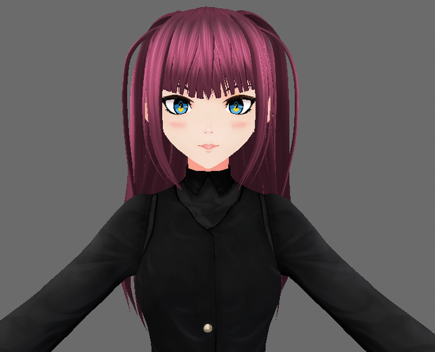 Hair Preset+Hair, face and eyes texture