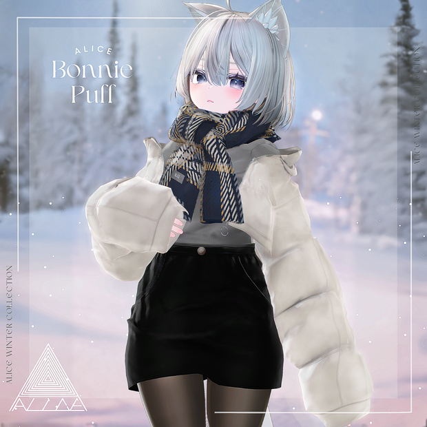 【14アバター対応】BonniePuff【VRChat向け衣装モデル】