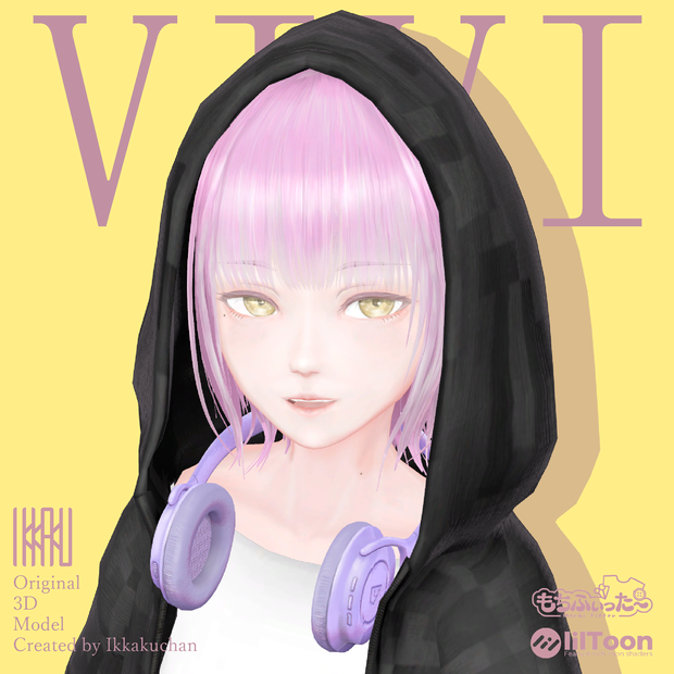オリジナル3Dモデル「Vivi」