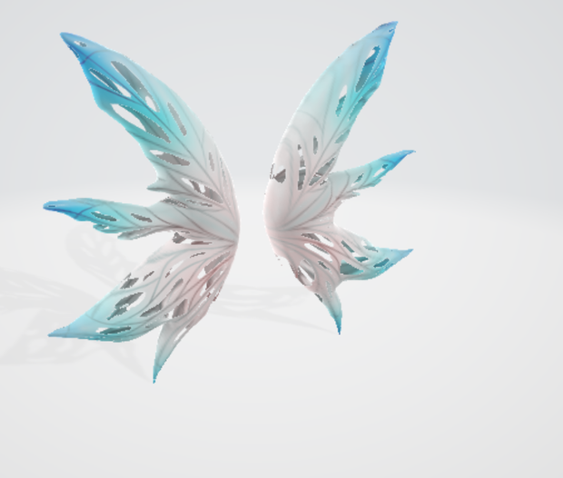 エルフの翼 VrmPosingDesktop にも使えます。