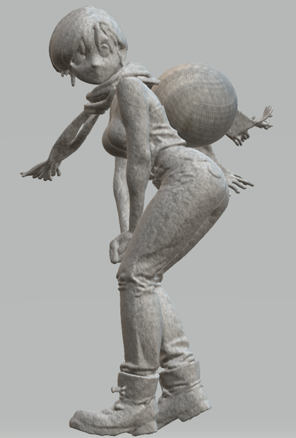 石造３GLBファイル VRM Posing Desktop読み込み可能