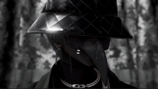 「BLVK Mask Set」オリジナル3Dアクセサリー