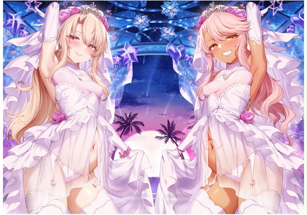 イリヤ＆クロエ 懐妊ウェディング 通常ver. B1タペストリー［MだSたろう］