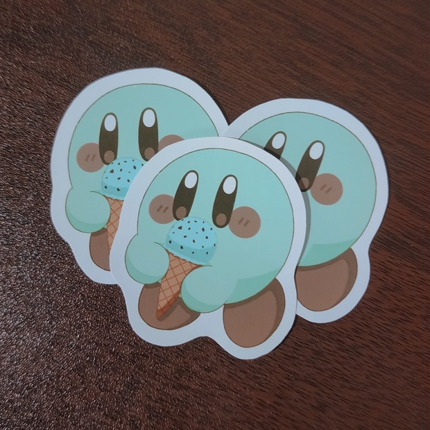 L】Pinkoi限定♡チョコミント♡ボーイ＆ガールステッカー10枚♡nene様