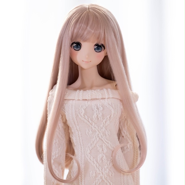 【ドール用ウィッグ 】9インチ ピンク 目安サイズMDD/DD/SD <Doll wig 9inch Pink> - poppy - BOOTH