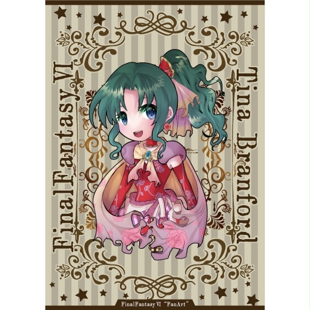 ファイナルファンタジー6 ティナ クッション】MTG プレイマット FF6