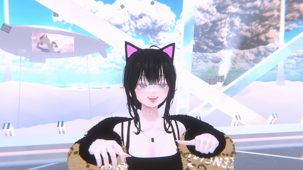 고양이 귀 머리띠 cat ears headband