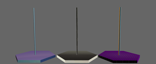 無料 ! ポールダンス【VRChat用】 I  [FREE] Hex Pole 