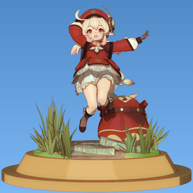 原神 クレーのスカルプトモデル(ZPR) - Genshin Impact Klee Sculpted Model(ZPR)