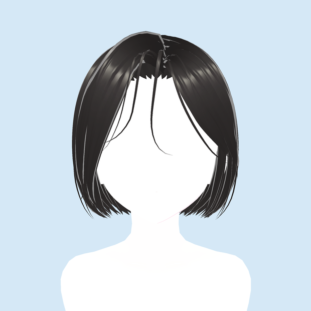 【Vroid】Chic bobbed hair シックボブヘア