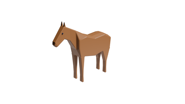 ウマ【3Dモデル】
