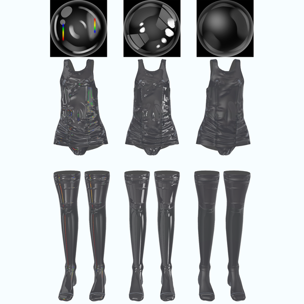 【無料版あり】Unity想定Matcap 衣服用2