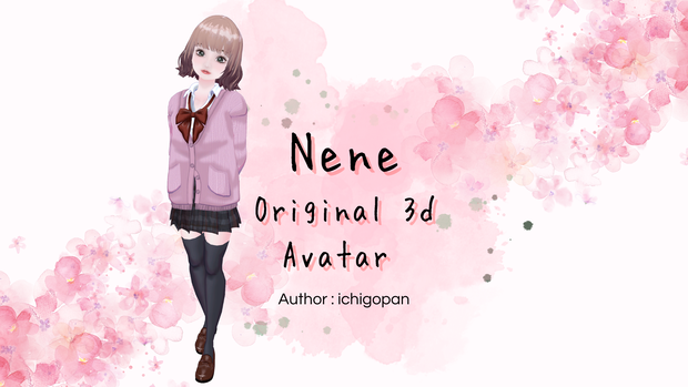 【オリジナル3Dモデル】Nene / ねね
