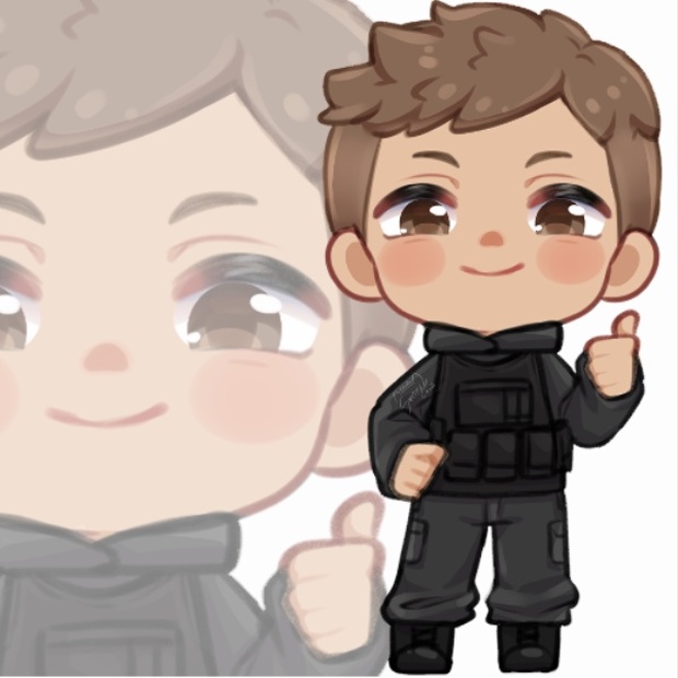 Free to Use - Kevin (Son of the forest) Chibi - svnnydraw - BOOTH