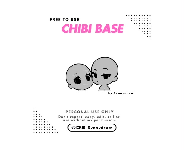 Chibi Base | LOVE - svnnydraw - BOOTH