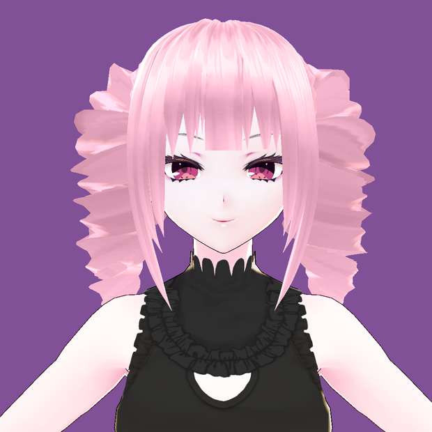 【VRoid beta】Spiral curl twintail ドリル　縦ロール　ツインテ