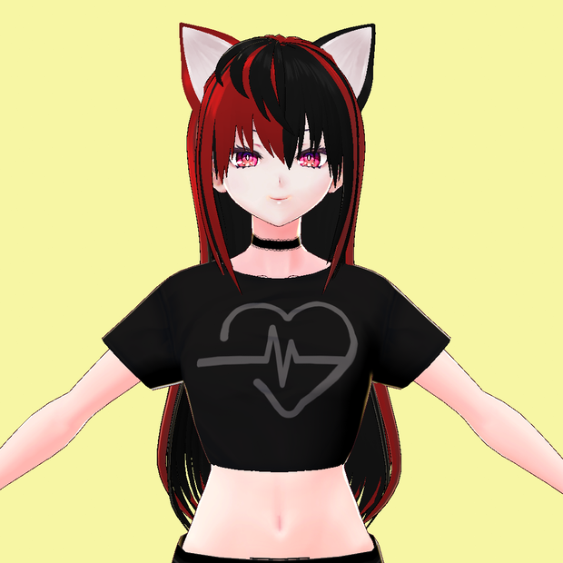 【VRoid beta】猫耳ロングヘア cat ears long hair preset