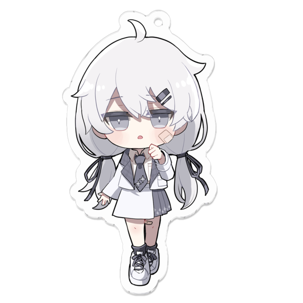 【アクリルキーホルダー】プラチナ