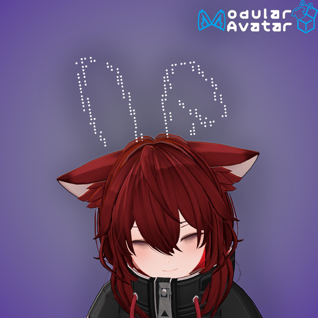 アスキーアニメーションバニーイヤーズ / Animated ASCII Bunny Ears