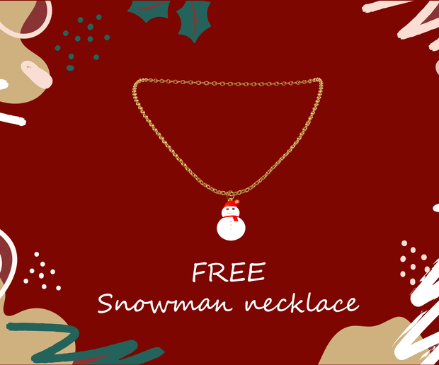 [FREE] 🍬Snowman necklace🍬