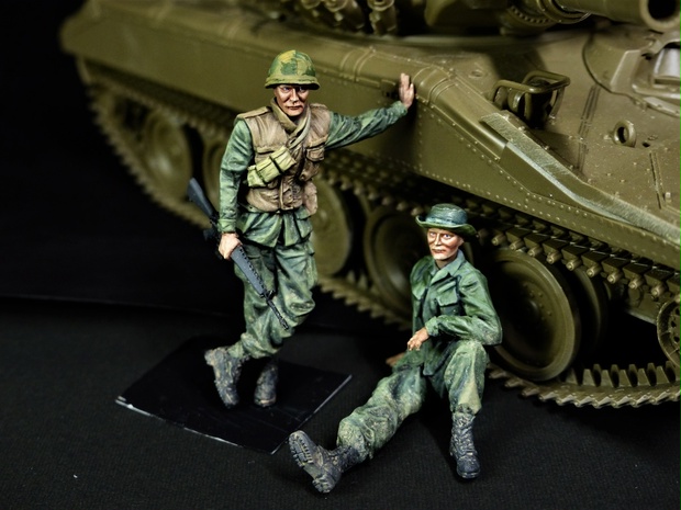 1/35ベトナム戦争アメリカ兵（セットA） - Big Salt Model - BOOTH