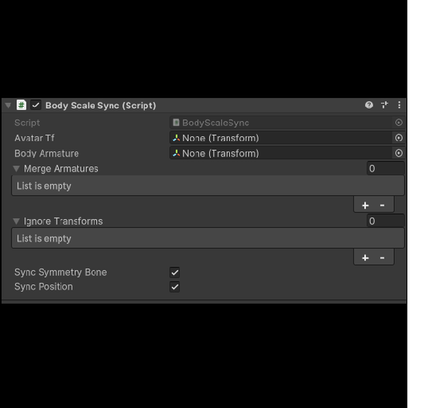 【VRC】スケール変更を対称ボーンと衣装にも自動反映するやつ BodyScaleSync