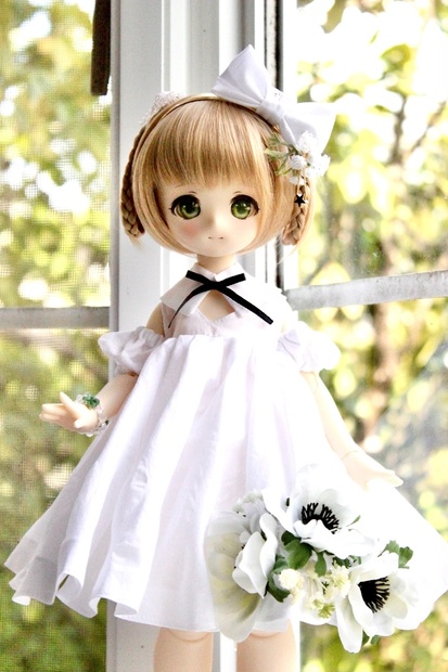 □天空の庭のドレスセット 光の庭(ピュアホワイト) (KUMAKOちゃん ...