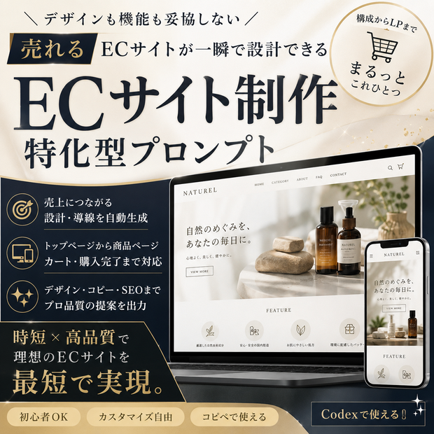 ECサイト制作特化型プロンプト