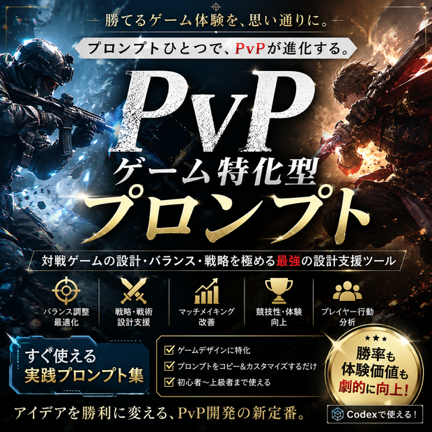 PvPゲーム特化型プロンプト