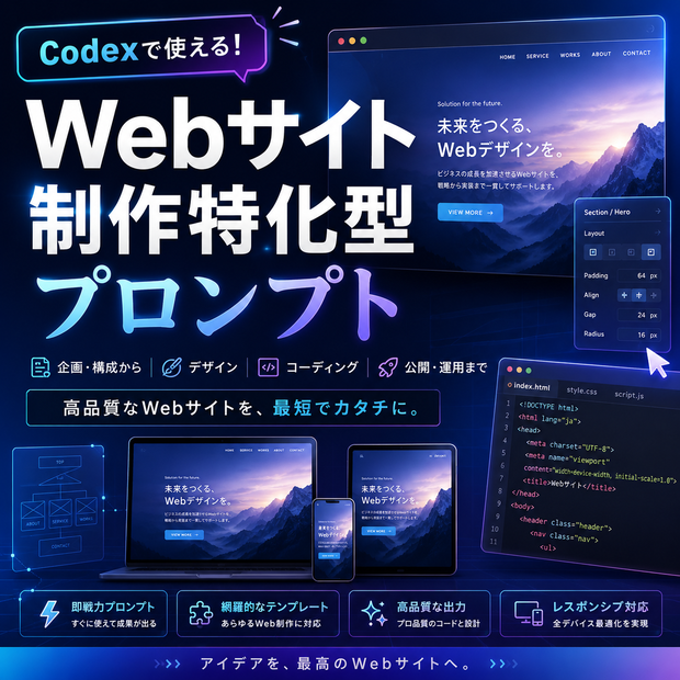 Webサイト制作特化型プロンプト
