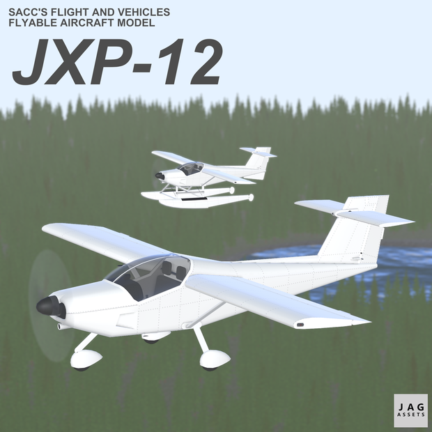【VRChat】軽飛行機 JXP-12【Sacc's Flight】  