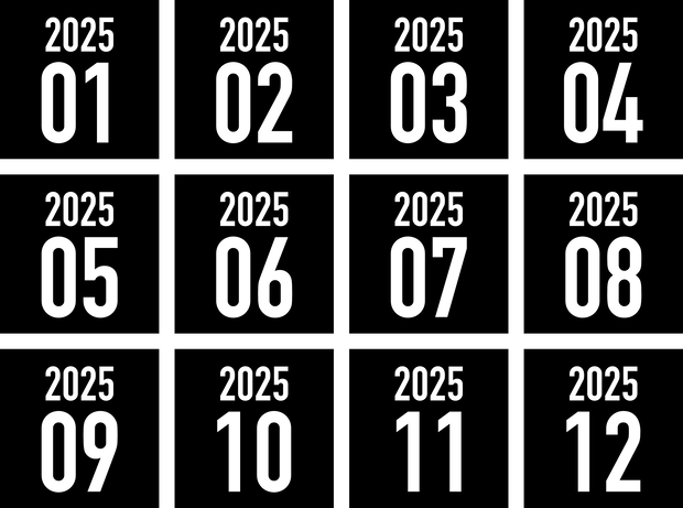2025年月インデックス