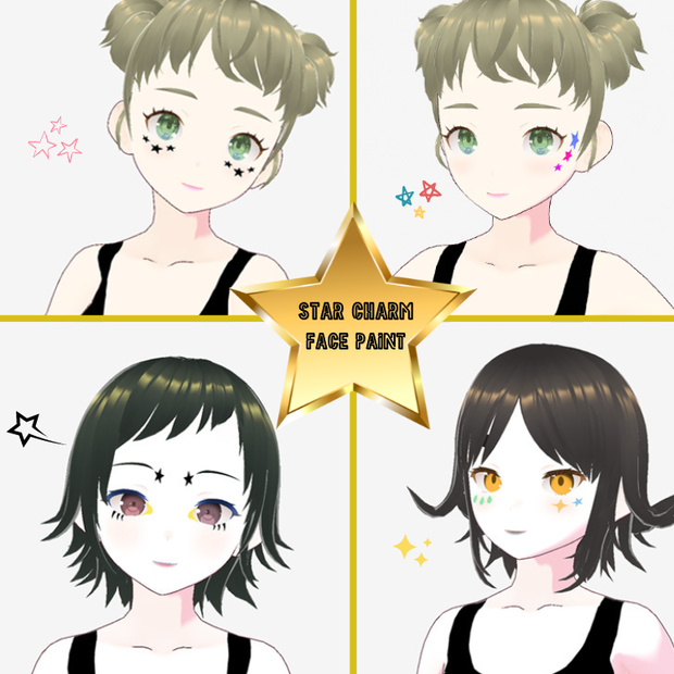 Star Charm Face Paint/スター チャーム フェイスペイント" (スター チャーム 顔用ペイント)