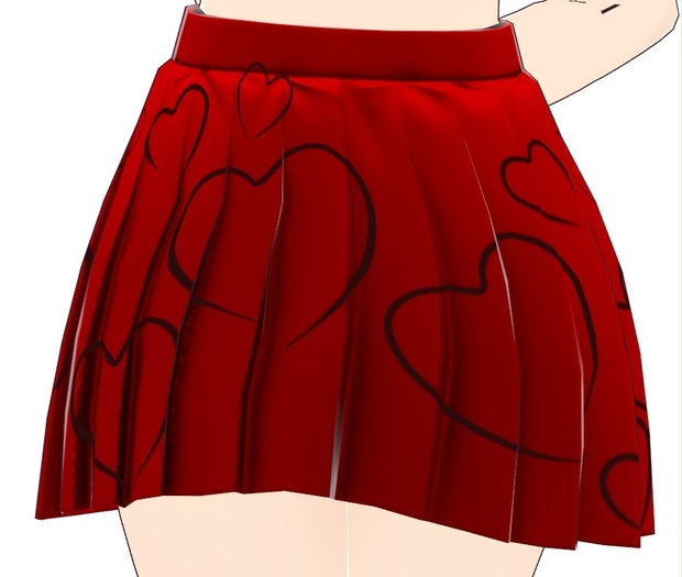 Uniform Skirt Red