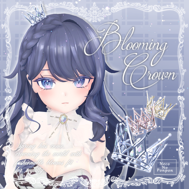 「Blooming Crown」hair accessory